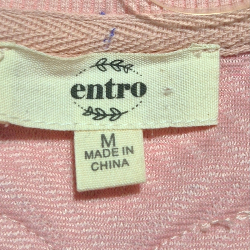 Entro Pink Mini Dress..SIZE:M - Picture 12 of 13